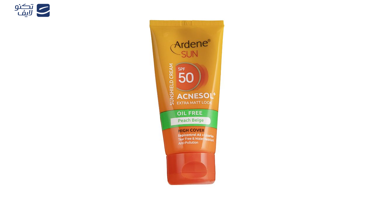 کرم ضد آفتاب آردن سان مدل Peach Beige وزن 50 گرم کرم ضد آفتاب آردن سان مدل Peach Beige وزن 50 گرم