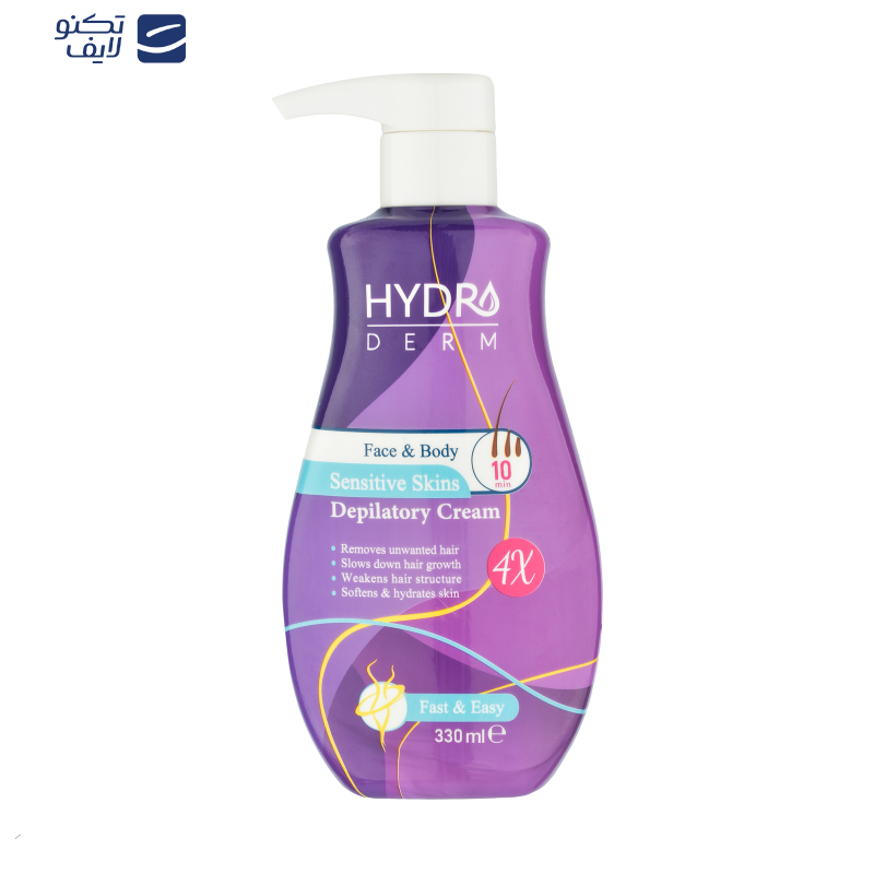 کرم موبر صورت و بدن هیدرودرم مدل Depilatory مناسب پوست های حساس حجم 330 میلی لیتر