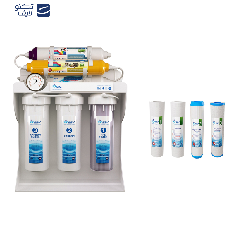 دستگاه تصفیه کننده آب اس اس وی مدل UltraPro X700 به همراه فیلتر تصفیه آب بسته 4 عددی