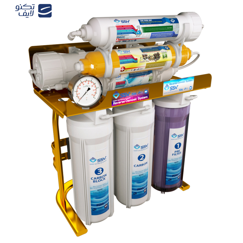 دستگاه تصفیه کننده آب اس اس وی مدل MaxGold X860 دستگاه تصفیه کننده آب اس اس وی مدل MaxGold X860