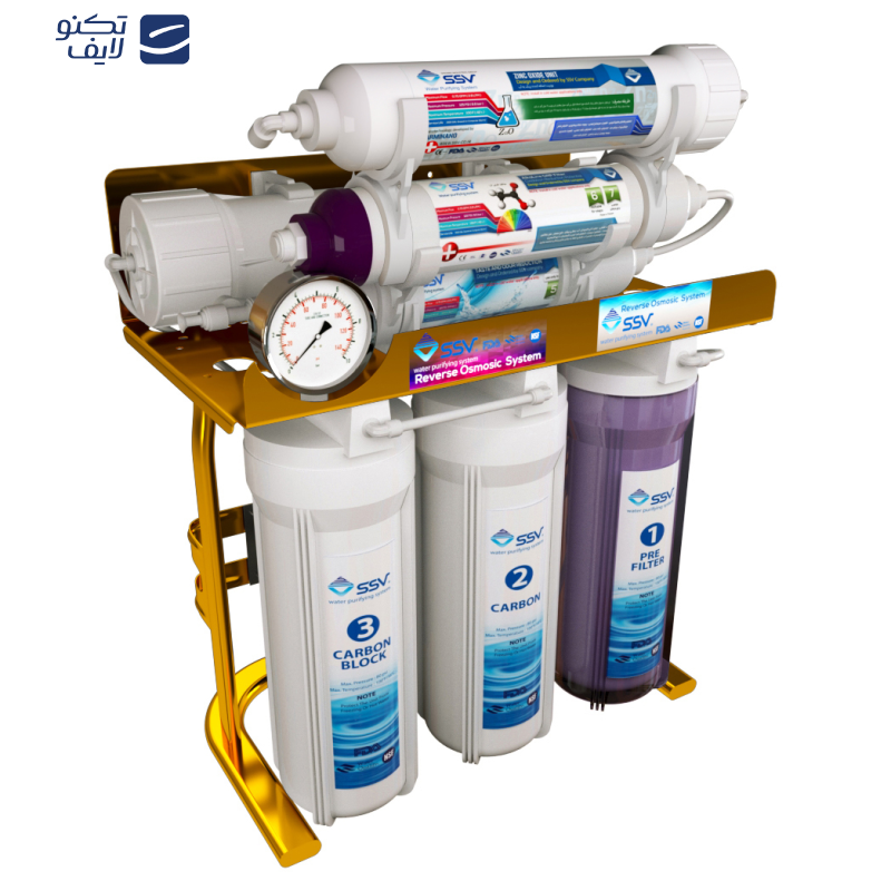 دستگاه تصفیه کننده آب اس اس وی مدل MaxGold X865 دستگاه تصفیه کننده آب اس اس وی مدل MaxGold X865