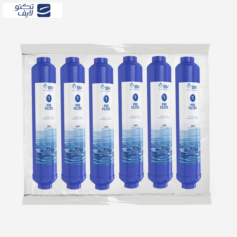 فیلتر دستگاه تصفیه کننده آب اس اس وی مدل L-P.P بسته 6 عددی