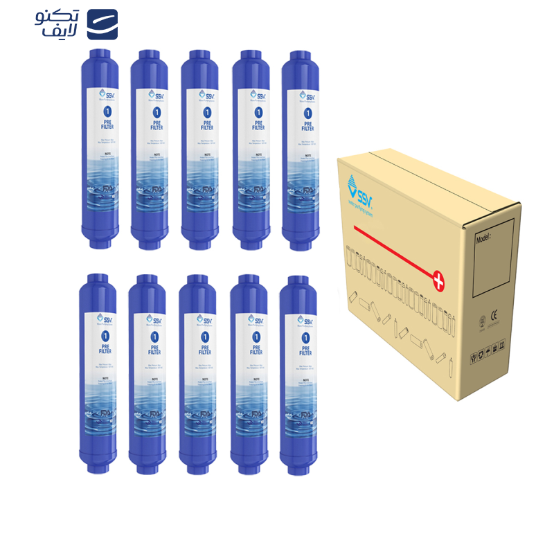 فیلتر دستگاه تصفیه کننده آب اس اس وی مدل L-P.P بسته 10 عددی فیلتر دستگاه تصفیه کننده آب اس اس وی مدل L-P.P بسته 10 عددی