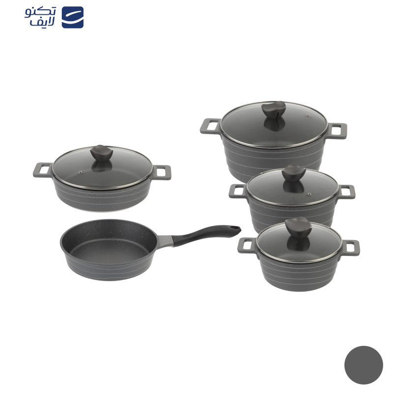 سرویس پخت و پز 9 پارچه تکنو مدل اورس سرویس پخت و پز 9 پارچه تکنو مدل اورس