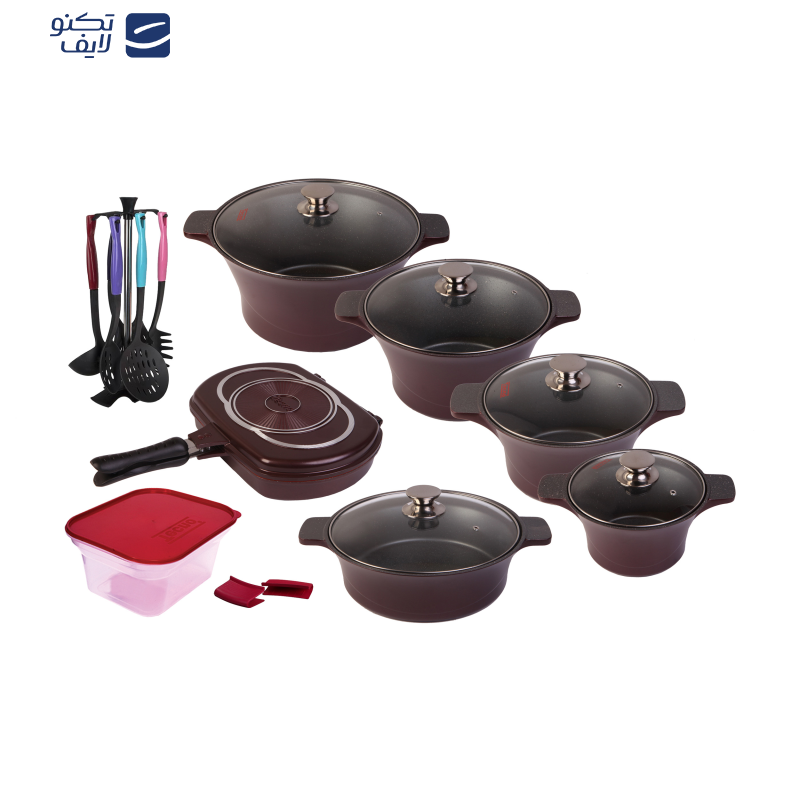 سرویس پخت و پز 22 پارچه تکنو مدل آناهیتا سرویس پخت و پز 22 پارچه تکنو مدل آناهیتا