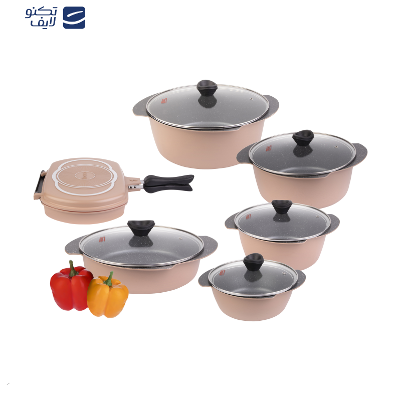 سرویس پخت و پز 21 پارچه تکنو مدل پروانه