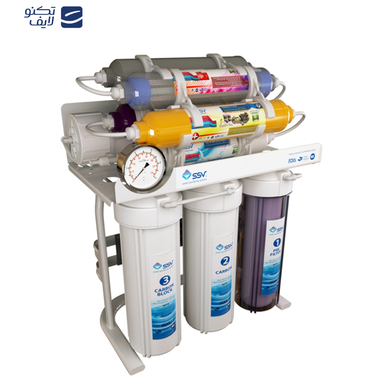 دستگاه تصفیه کننده آب اس اس وی مدل SuperTec 2W X900 به همراه شیر دوکاره دستگاه تصفیه کننده آب اس اس وی مدل SuperTec 2W X900 به همراه شیر دوکاره