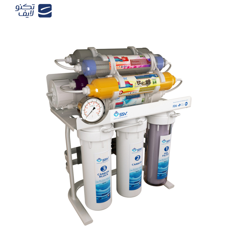 دستگاه تصفیه آب اس اس وی مدل UltraTec 2W X1000 به همراه شیر دوکاره