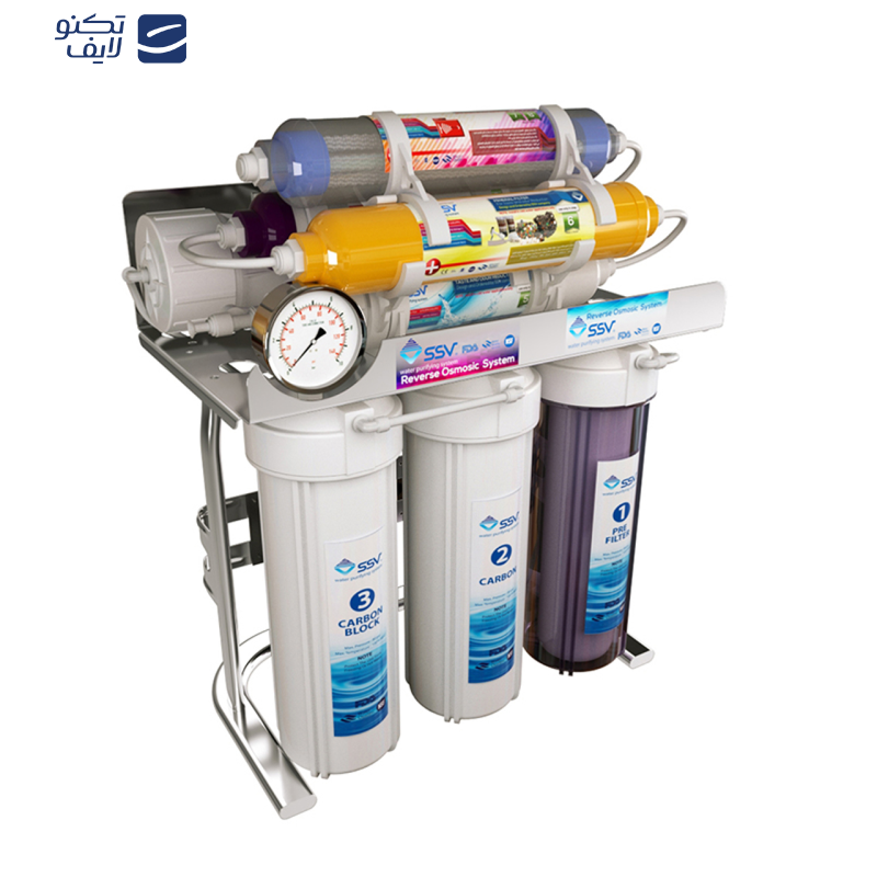 دستگاه تصفیه کننده آب اس اس وی مدل SuperSpring 2W X800 به همراه شیر تصفیه آب دستگاه تصفیه کننده آب اس اس وی مدل SuperSpring 2W X800 به همراه شیر تصفیه آب