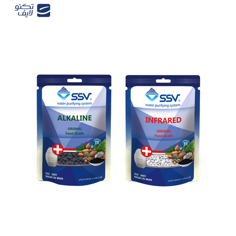 فیلتر دستگاه تصفیه آب اس اس وی مدل A.I مجموعه 2 عددی به همراه شارژ یدک  فیلتر دستگاه تصفیه آب اس اس وی مدل A.I مجموعه 2 عددی به همراه شارژ یدک