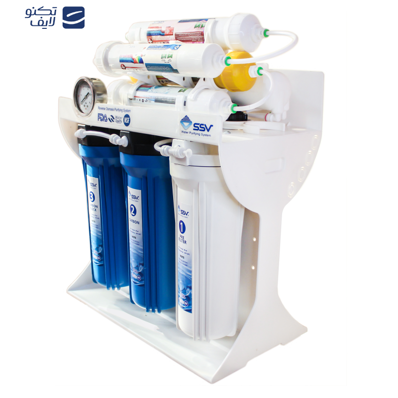 دستگاه تصفیه کننده آب اس اس وی مدل BlueStar x800 به همراه فیلتر بسته 3 عددی دستگاه تصفیه کننده آب اس اس وی مدل BlueStar x800 به همراه فیلتر بسته 3 عددی