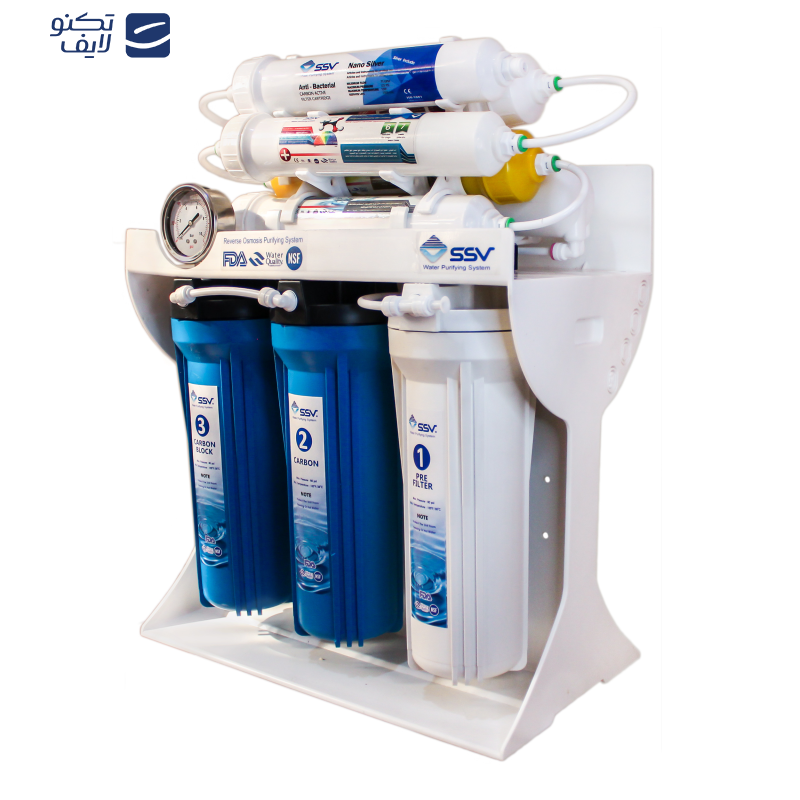 دستگاه تصفیه کننده آب اس اس وی مدل BlueStar 2W X900 به همراه شیر و فیلتر بسته 3 عددی دستگاه تصفیه کننده آب اس اس وی مدل BlueStar 2W X900 به همراه شیر و فیلتر بسته 3 عددی