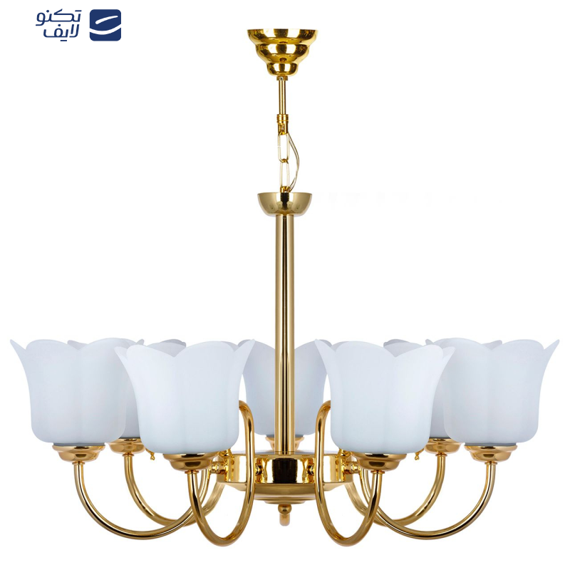 لوستر 7 شعله چشمه نور کد 856.7 لوستر 7 شعله چشمه نور کد 856.7