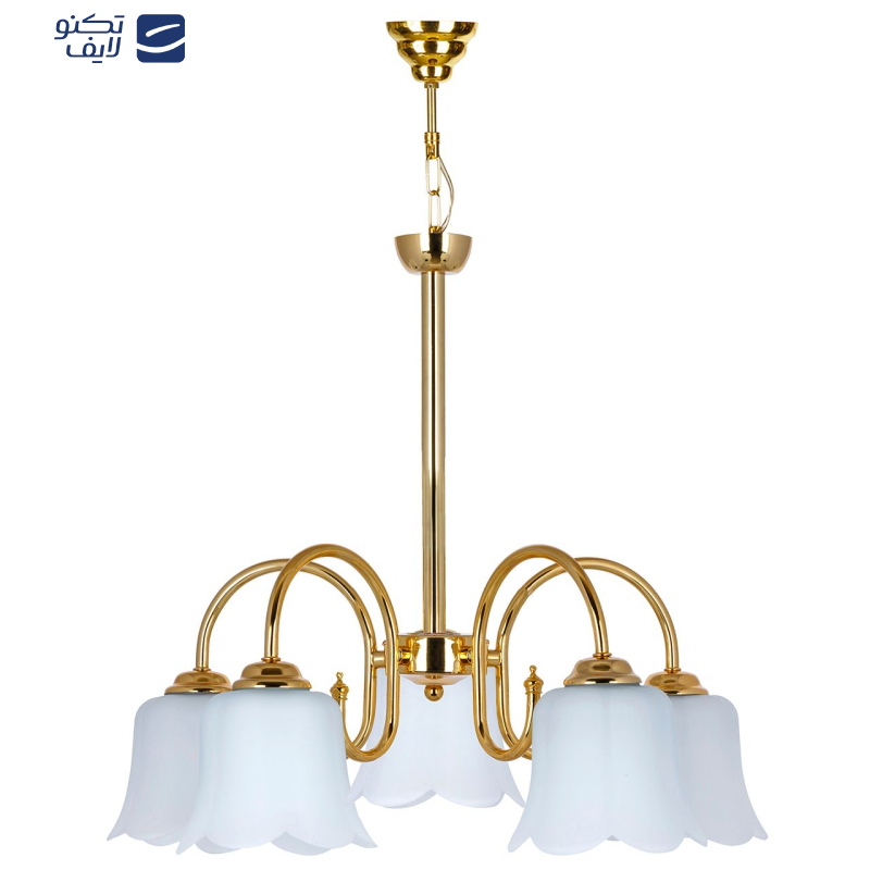 لوستر 5 شعله چشمه نور کد 809.5