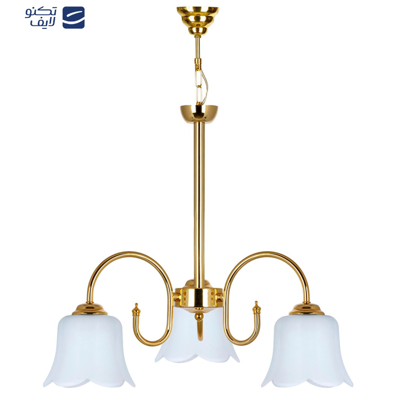 لوستر 3 شعله چشمه نور کد 809.3 لوستر 3 شعله چشمه نور کد 809.3