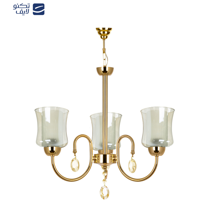 لوستر سه شعله چشمه نور کد AB811/3 لوستر سه شعله چشمه نور کد AB811/3