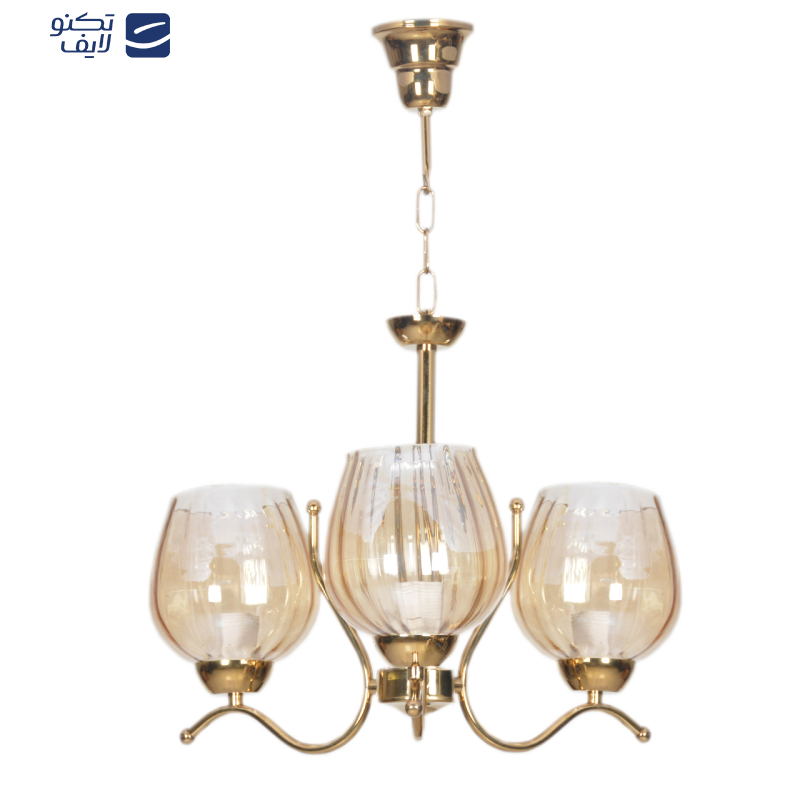 لوستر سه شعله چشمه نور کد AB804/3
