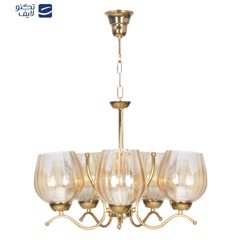 لوستر پنج شعله چشمه نور کد AB804/5 لوستر پنج شعله چشمه نور کد AB804/5