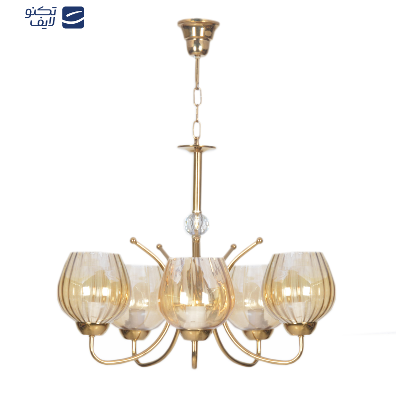 لوستر پنج شعله چشمه نور کد AB806.5 لوستر پنج شعله چشمه نور کد AB806.5