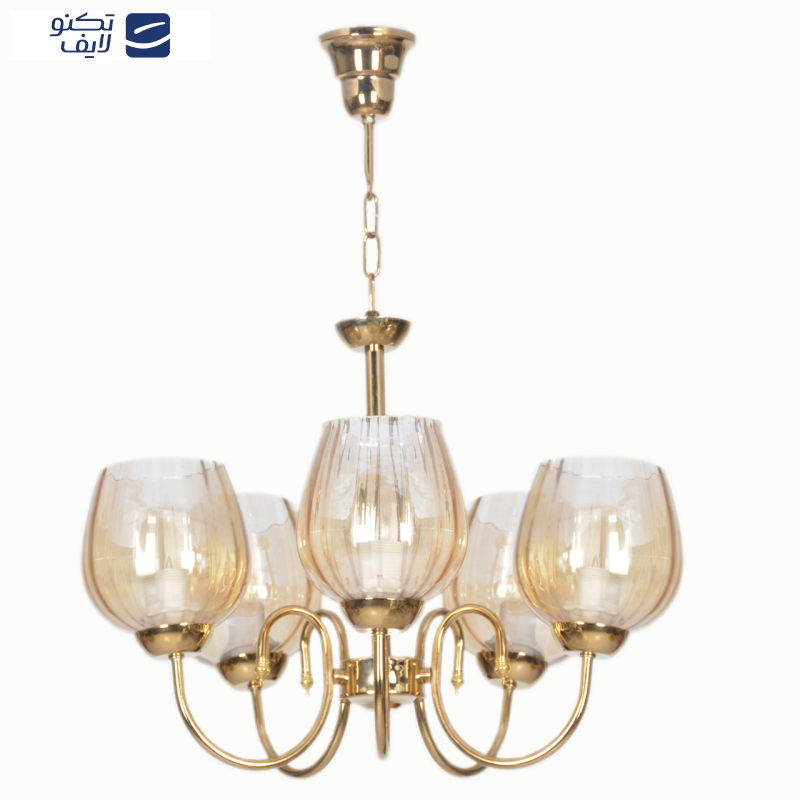 لوستر پنج شعله چشمه نور کد AB817/5  لوستر پنج شعله چشمه نور کد AB817/5