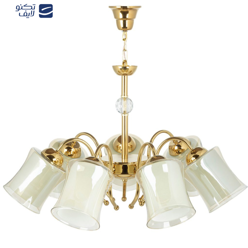 لوستر 7 شعله چشمه نور کد A833.7 لوستر 7 شعله چشمه نور کد A833.7