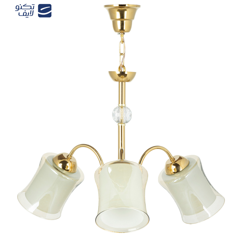 لوستر 3 شعله چشمه نور کد A833.3 لوستر 3 شعله چشمه نور کد A833.3