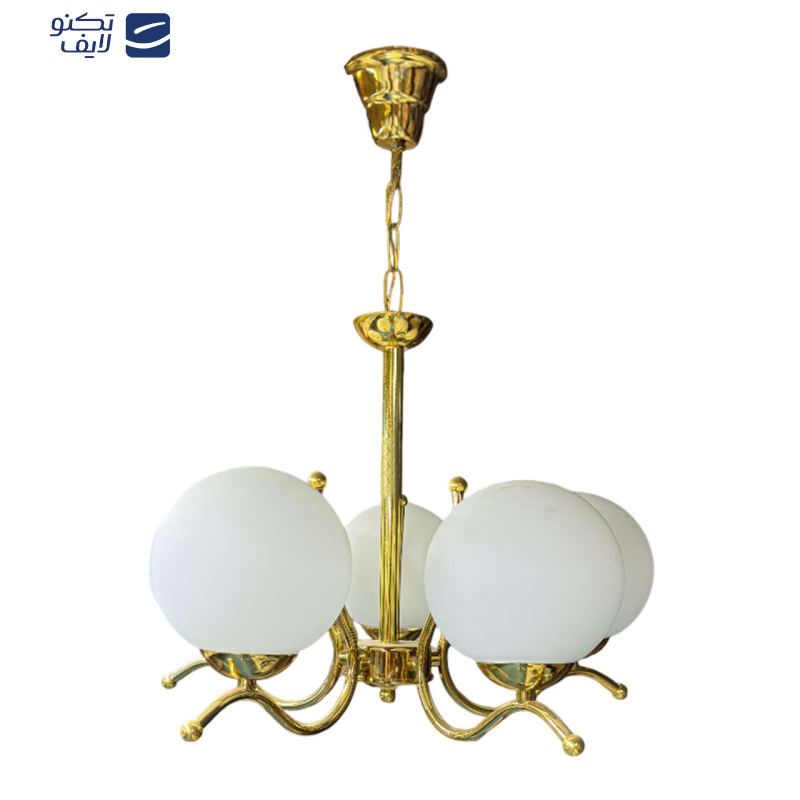 لوستر 5 شعله چشمه نور کد 8995