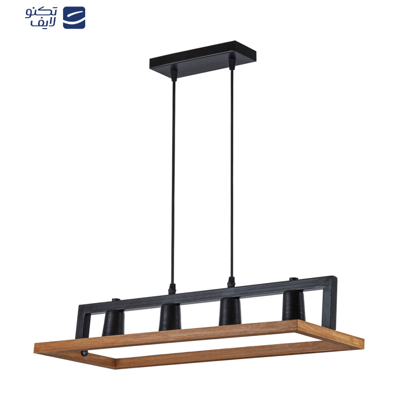 لوستر چهار شعله چشمه نور کد AB1336/4BK لوستر چهار شعله چشمه نور کد AB1336/4BK