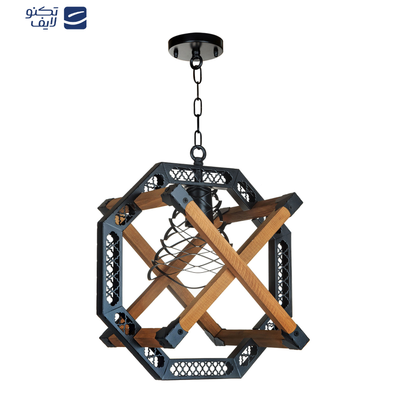 لوستر آویز 1 شعله چشمه نور کد 2240/1