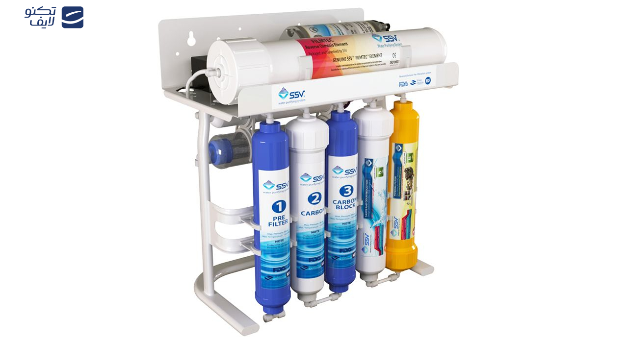 دستگاه تصفیه کننده آب خانگی اس اس وی مدل PureLine X800 دستگاه تصفیه کننده آب خانگی اس اس وی مدل PureLine X800