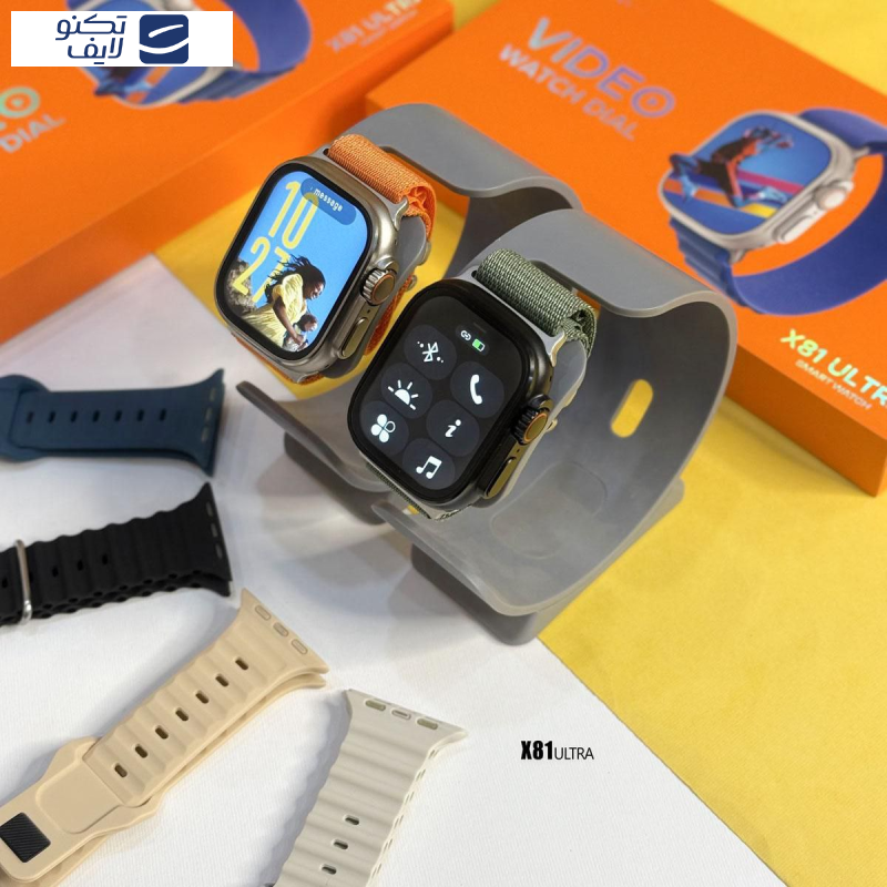 ساعت هوشمند ۴۹ میلیمتری ایکس اینوا مدل X81 ULTRA با بند سیلیکونی ساعت هوشمند ۴۹ میلیمتری ایکس اینوا مدل X81 ULTRA با بند سیلیکونی