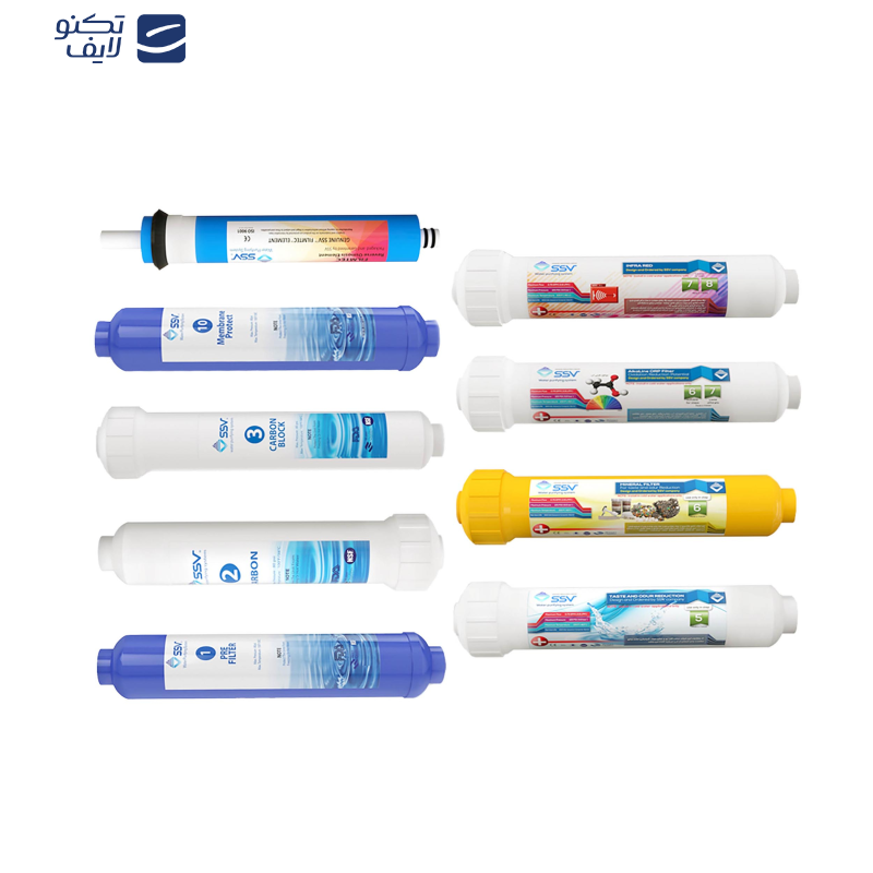 فیلتر دستگاه تصفیه آب اس اس وی مدل L910 بسته 9 عددی فیلتر دستگاه تصفیه آب اس اس وی مدل L910 بسته 9 عددی