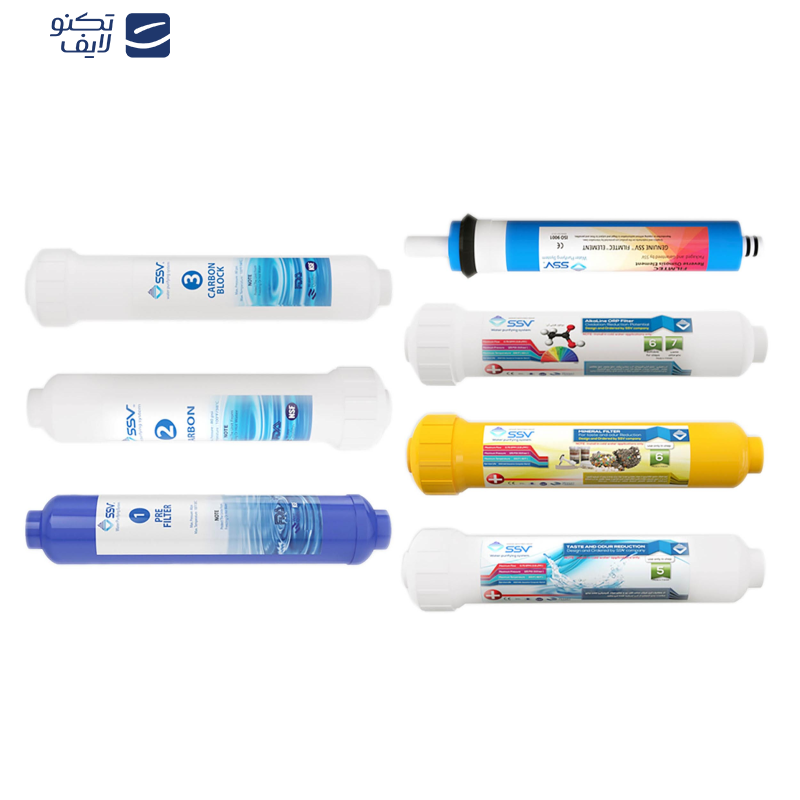 فیلتر دستگاه تصفیه آب اس اس وی مدل L700 بسته 7 عددی