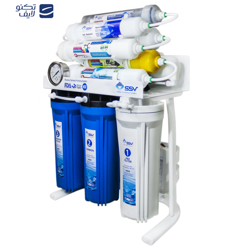 دستگاه تصفیه کننده آب اس اس وی مدل  MaxBlue 2wx1150 به همراه  شیر تصفیه آب دستگاه تصفیه کننده آب اس اس وی مدل  MaxBlue 2wx1150 به همراه  شیر تصفیه آب