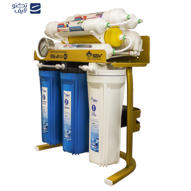 دستگاه تصفیه کننده آب اس اس وی مدل GoldenBlue  X1000 به همراه فیلتر 3عددی دستگاه تصفیه کننده آب اس اس وی مدل GoldenBlue  X1000 به همراه فیلتر 3عددی
