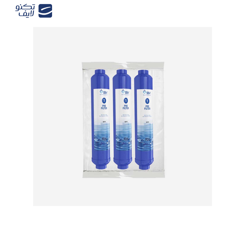 فیلتر دستگاه تصفیه آب اس اس وی مدل L-P.P بسته 3 عددی