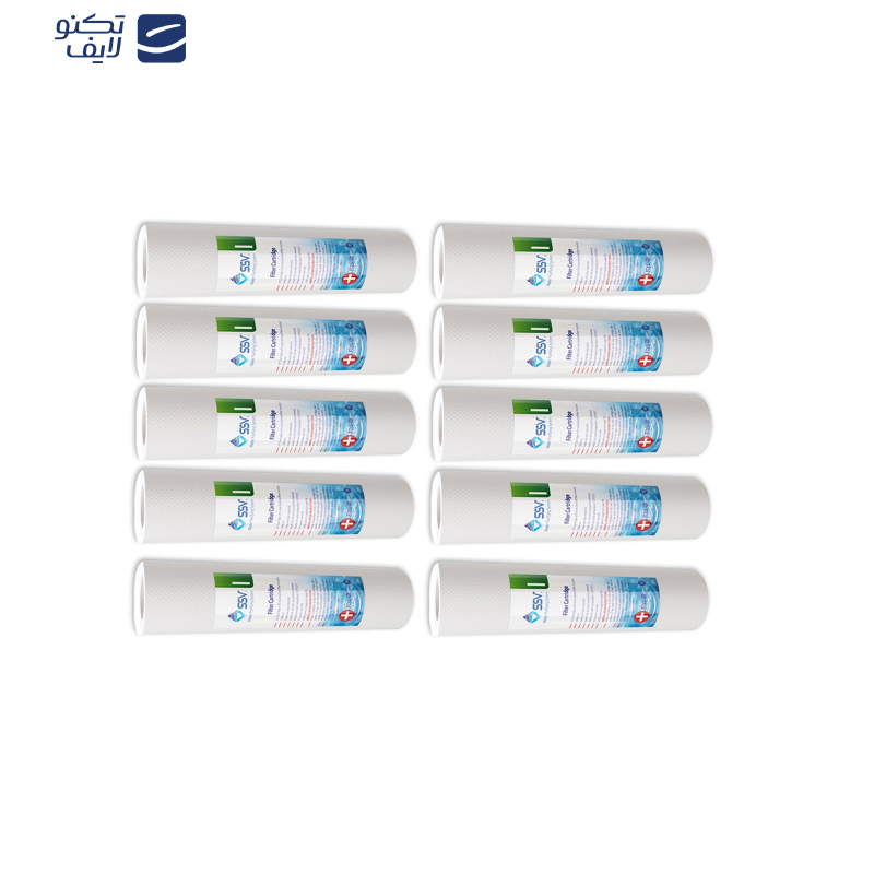 فیلتر دستگاه تصفیه آب اس اس وی مدل H-P.P بسته 10 عددی فیلتر دستگاه تصفیه آب اس اس وی مدل H-P.P بسته 10 عددی