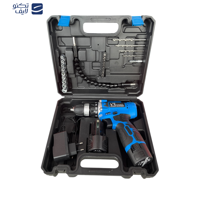 مجموعه 30 عددی پیچ گوشتی شارژی ویوارکس مدل VR1210V-22A مجموعه 30 عددی پیچ گوشتی شارژی ویوارکس مدل VR1210V-22A