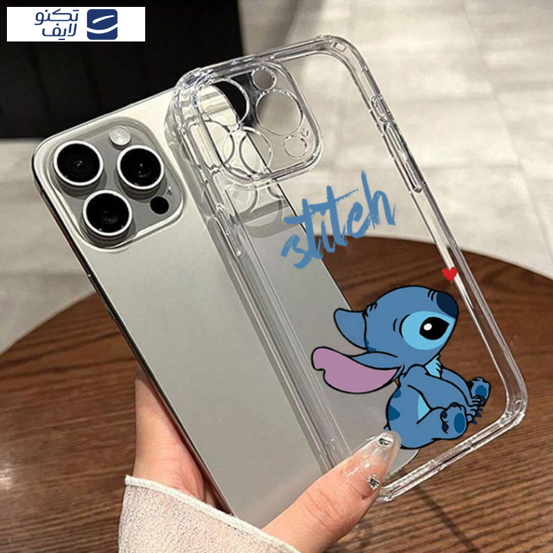 کاور طرح Stitch مناسب برای گوشی موبایل اپل iPhone 16 Pro کاور طرح Stitch مناسب برای گوشی موبایل اپل iPhone 16 Pro