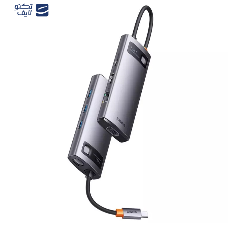 هاب 7 پورت USB-C باسئوس مدل WKWG040013 هاب 7 پورت USB-C باسئوس مدل WKWG040013