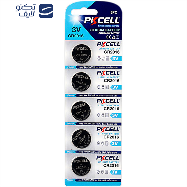 باتری سکه ای پیکی سل مدل CR2016 3V Lithium Manganese بسته 20 عددی  باتری سکه ای پیکی سل مدل CR2016 3V Lithium Manganese بسته 20 عددی