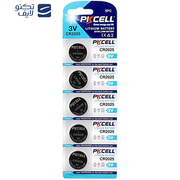 باتری سکه ای پیکی سل مدل CR2025 3V Lithium Manganese بسته 20 عددی باتری سکه ای پیکی سل مدل CR2025 3V Lithium Manganese بسته 20 عددی