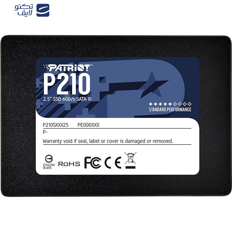 اس اس دی اینترنال پتریوت مدل Patriot 2TB P220 ظرفیت دو ترابایت اس اس دی اینترنال پتریوت مدل Patriot 2TB P220 ظرفیت دو ترابایت