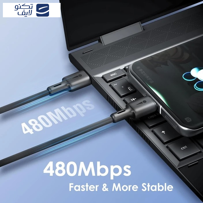 کابل USB-C اورایمو مدل OCD-114CC طول 1.5متر کابل USB-C اورایمو مدل OCD-114CC طول 1.5متر