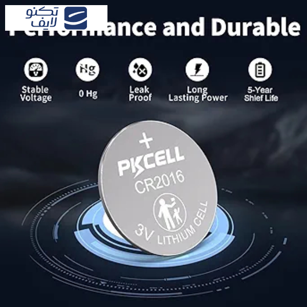 باتری سکه ای پیکی سل مدل  CR 2016 بسته 6 عددی باتری سکه ای پیکی سل مدل  CR 2016 بسته 6 عددی