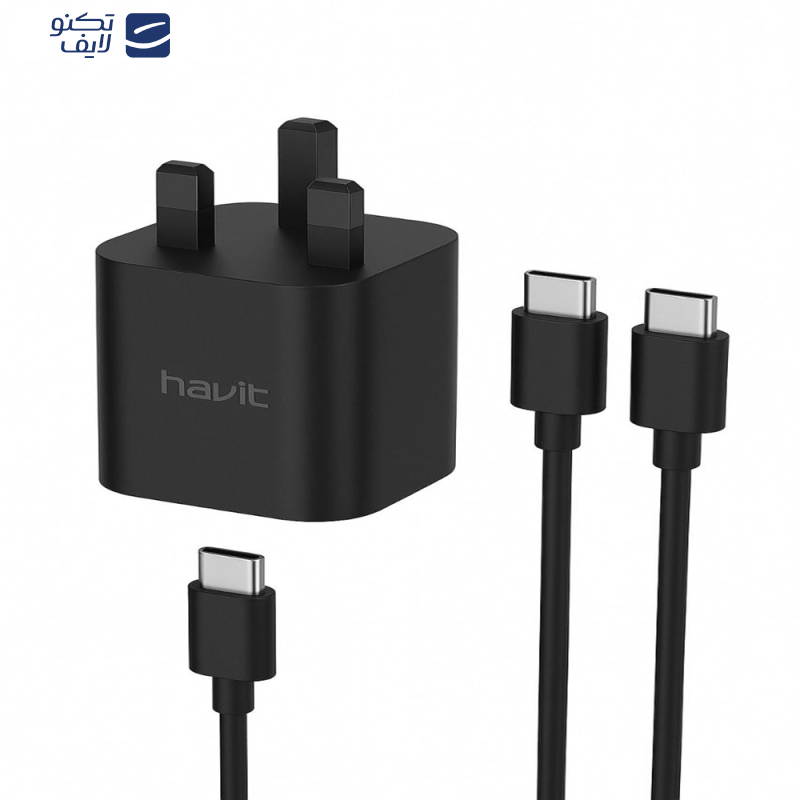 شارژر دیواری 20 وات هویت مدل ST712 به همراه کابل تبدیل USB-C شارژر دیواری 20 وات هویت مدل ST712 به همراه کابل تبدیل USB-C