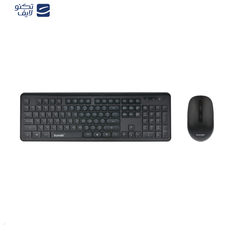 کیبورد و ماوس بیسیم باندا مدل C400 کیبورد و ماوس بیسیم باندا مدل C400