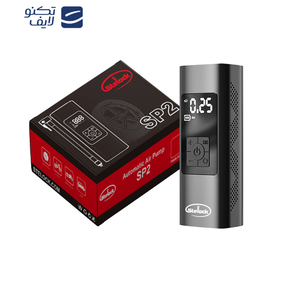 پمپ باد شارژی و پاوربانک استیلاک مدل SP2 پمپ باد شارژی و پاوربانک استیلاک مدل SP2