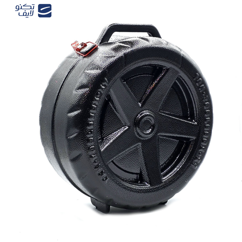 جعبه ابزار خودرو طرح تایر مدل دو طبقه سایز 40 سانتی متر