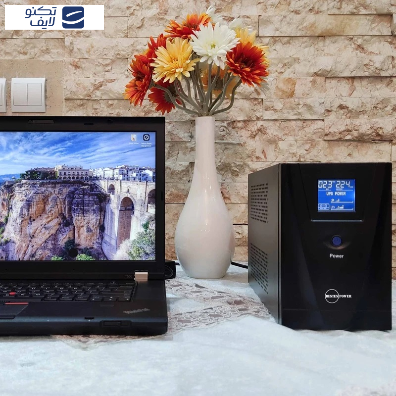 یو پی اس بستن پاور مدل BPO-1200VA-9Ah با ظرفیت 1200ولت آمپر به همراه باتری داخلی یو پی اس بستن پاور مدل BPO-1200VA-9Ah با ظرفیت 1200ولت آمپر به همراه باتری داخلی